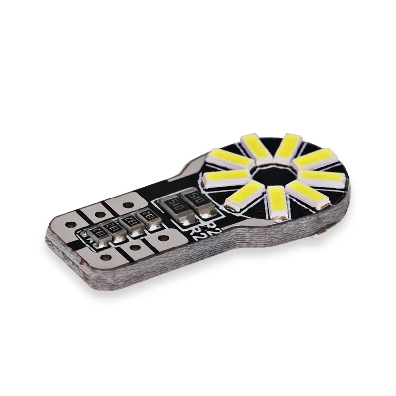 Автомобильные светодиодные лампы FISHBERG 2x Canbus T10 LED W5W 4014 SMD светильник 12 В для Ford Focus 2