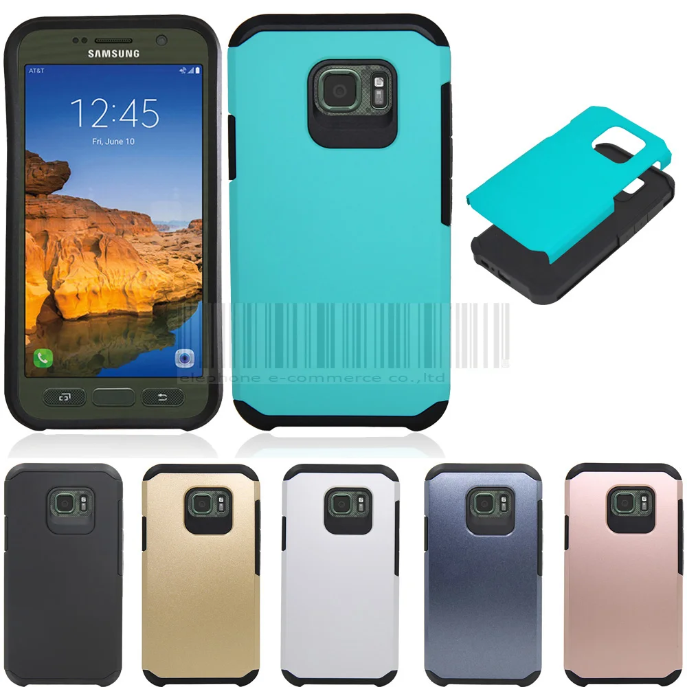 

Double Protecitve PC+TPU Slim Hybrid Shockproof Armor Case Hard Protective Cover For Samsung Galaxy S7 Active G891