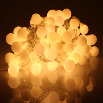 

33FT 10M Led String Lights With 100led Ball AC100-240V Holiday Decoration Lamp Festival Christmas Light Outdoor Lighting