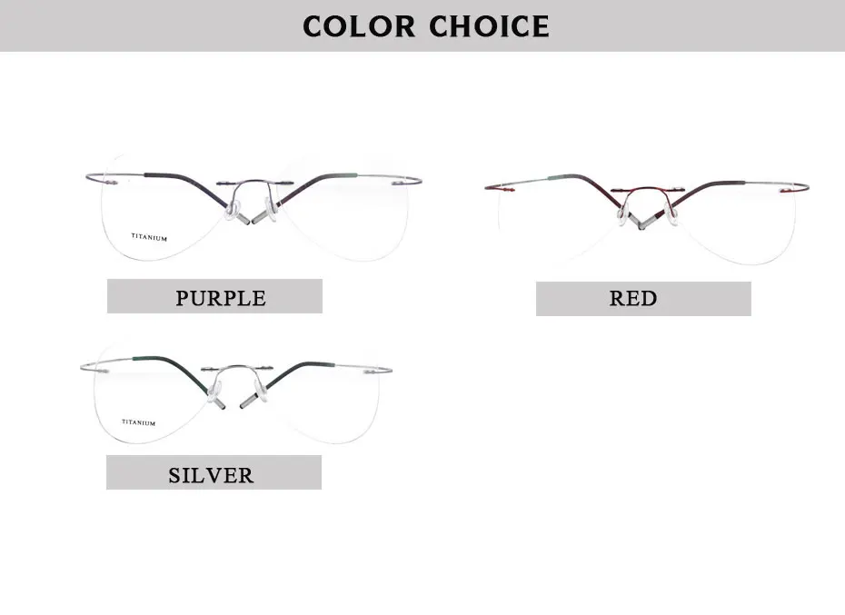 Без оправы B титановая оптическая Классическая оправа для очков унисекс авиационные очки по рецепту 20002
