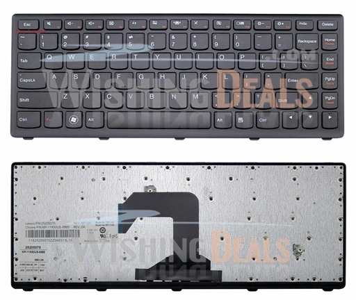 Original NEW For Lenovo M30-70 laptop US English keyboard with Black Frame
