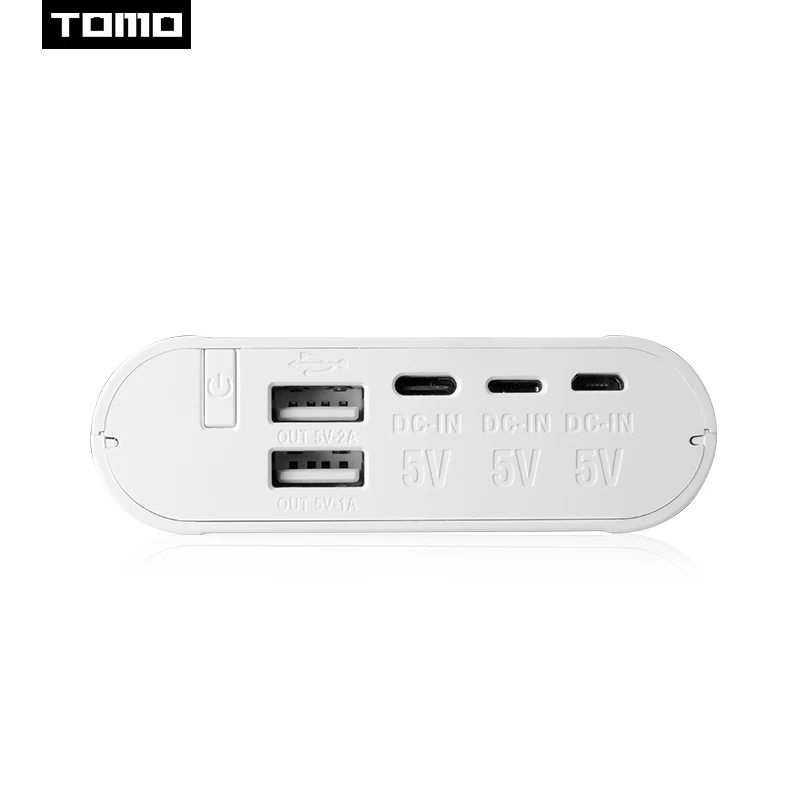 TOMO 18650 зарядное устройство powerbank чехол S4 литиевая батарея для хранения diy коробка ЖК-дисплей Тип C 3 USB входные порты