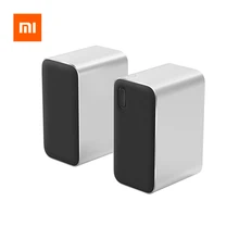 Xiaomi Bluetooth компьютерные колонки 12 Вт 2,4 ГГц двойной бас стерео портативный Aux DSP с микрофоном светодиодный индикатор