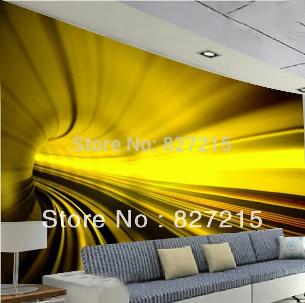 

3D Fantasy Light Series MO-1258 Vivid Tunnel Light Print Ceiling tiles PVC Stretched Ceiling Film