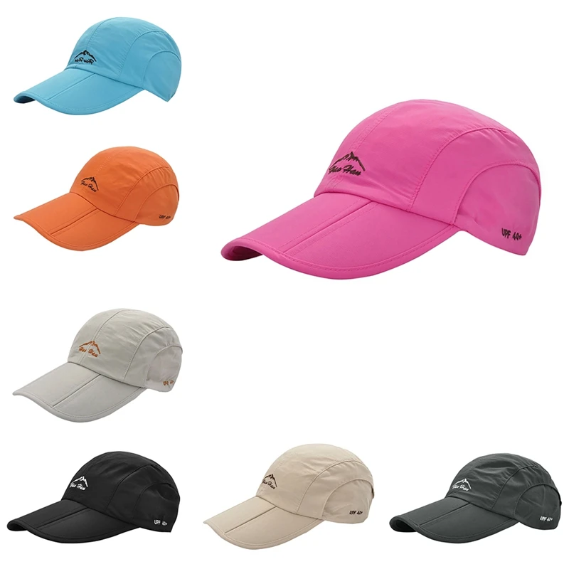 

Waterproof Quick Drying Hat Outdoor Runing Cap Women Men Breathable Headwear Sports Wear With Adjustable Back Closure