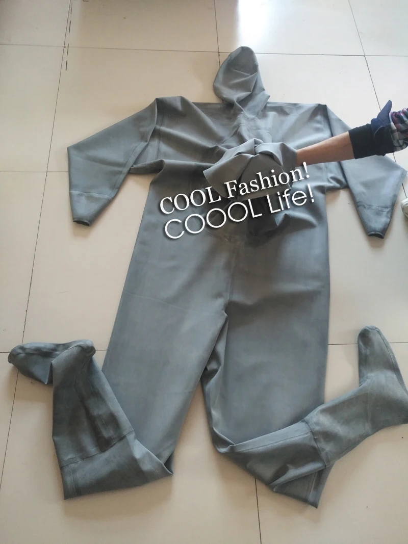 Black Rubber Chest Waders 6