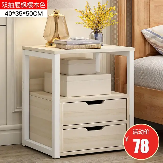 Simple Bedside Table Simple Modern Economy Bedroom Storage Cabinet Bedside Shelf Storage Cabinet Nightstands Aliexpress