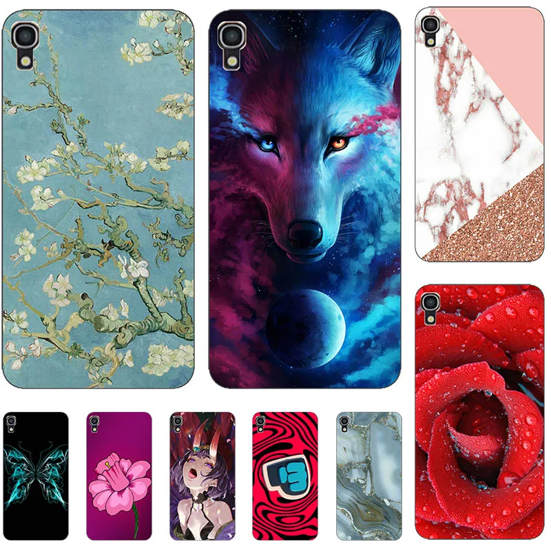 

TPU Case for Alcatel Idol 4 5.2 inch Printing Soft Silicone Phone Case Cover for Alcatel One Touch idol4 OT 6055 OT6055 Shells