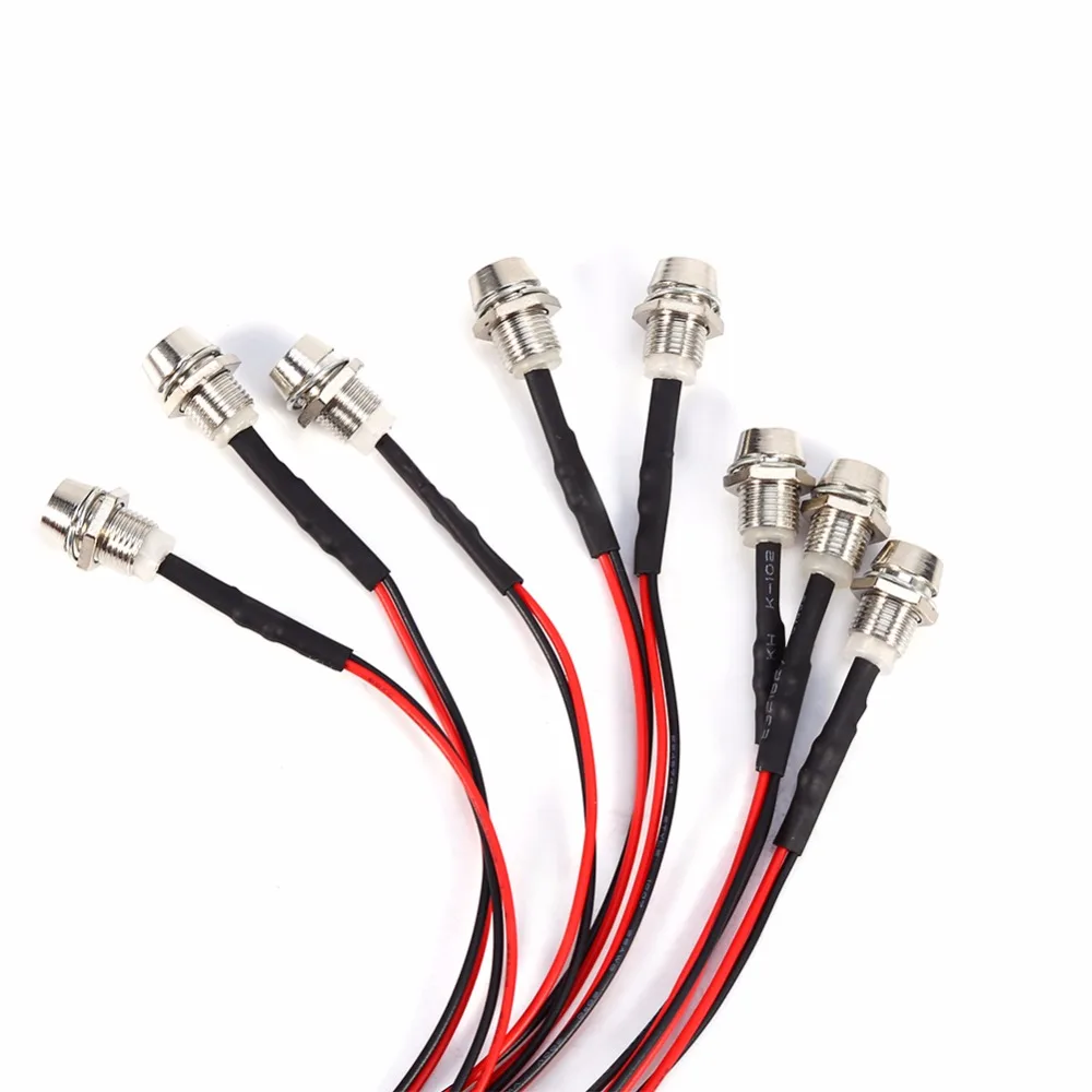 8Leds LED Light Set Headlight Taillight for 1//10 RC Car Truck Crawler HSP