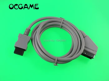 

OCGAME 180cm RGB Scart Cable Lead Cord for Wii/wii u PAL High quality 10pcs/lot