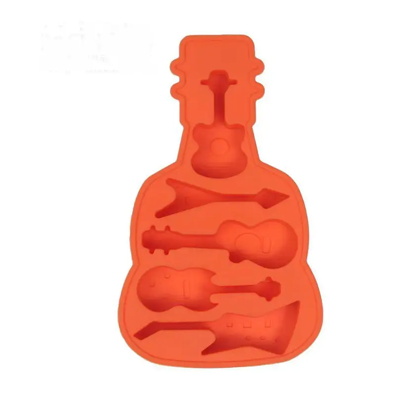 

Creative Guitar Form Ice Pattern Silicone Mold Jewelry Findings Pendant Accessory DIY Charms Handmade Epoxy Resin Cabochon Mould