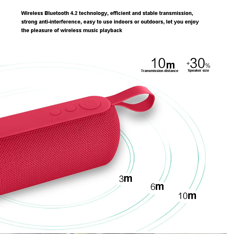 2019 беспроводной Bluetooth динамик Водонепроницаемый мини портативный стерео музыка