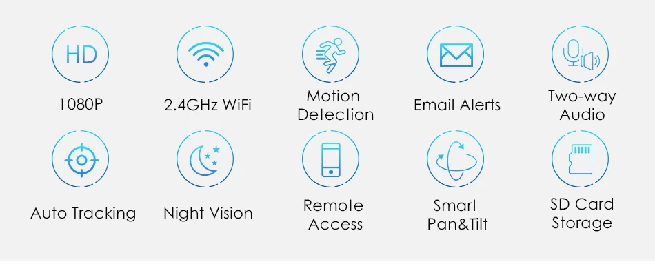 HiseP EU 1080 P/720 P ip-камера 2MP Wi-Fi беспроводная камера видеонаблюдения WiFi домашняя камера безопасности IP детский монитор двухсторонний аудио P2P