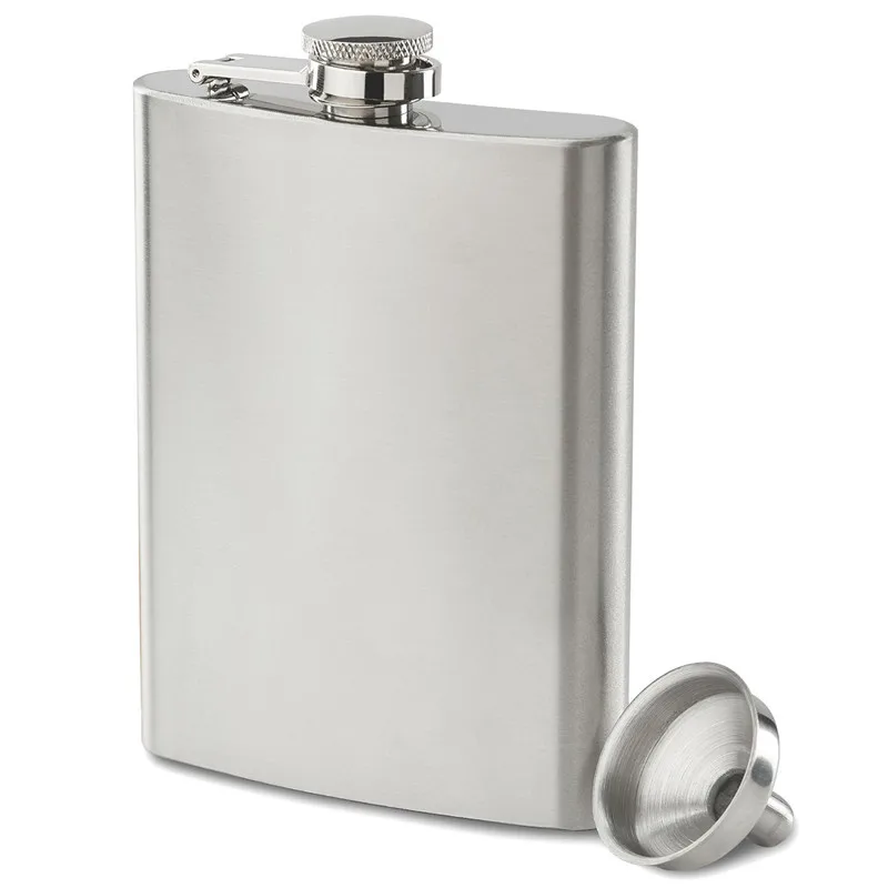Hip Flask 8OZ, Hip Flasks For Women Men With Funnel, Alcohol Flask 304
