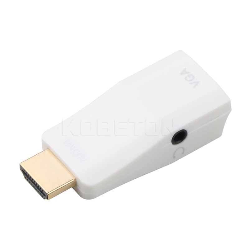 Kebidu HD 1080P Mini Female HDMI To Female VGA адаптер конвертер кабель HDMI to VGA адаптер с аудио кабелем для портативных ПК