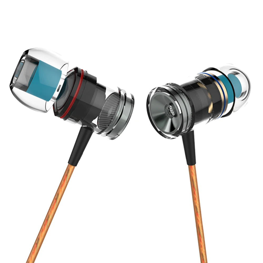 PLEXTONE X53M Metal Wired In ear Earphones Headset With Mic For Iphone Android Phones