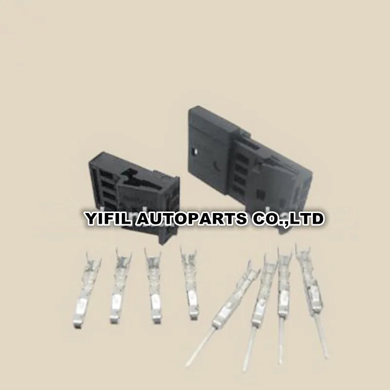 

2/4/10sets/lot 4 Pin/Way Central Locking Connector Atmosphere Light Plug 8 377 234 AMP TE 968813-1 For BMW E46 E39 E38