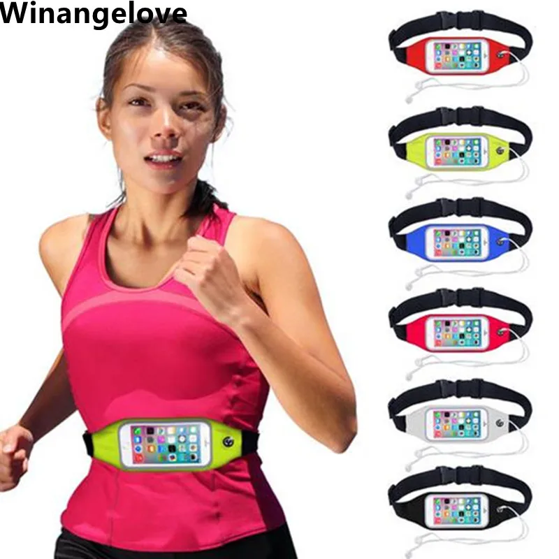 50pcs Universal GYM Running Armband Workout Waterproof Waist Pouch Bag