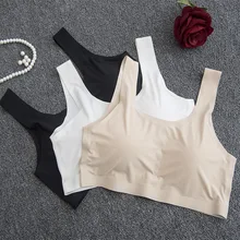 Белый, синий, черный, фиолетовый, розовый, красный, абрикосовый мягкий короткий топ для женщин Для Бега Спортзала фитнеса бюстгальтер майка без рукавов для йоги спортивный бюстгальтер для женщин 3XL