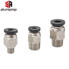 Connecteurs pneumatiques Bowden extrudeuse j-head Hotend pour OD 4mm ou 6mm PTFE Tube rapide coupleur j-tête raccords 3D imprimante pièces(China)