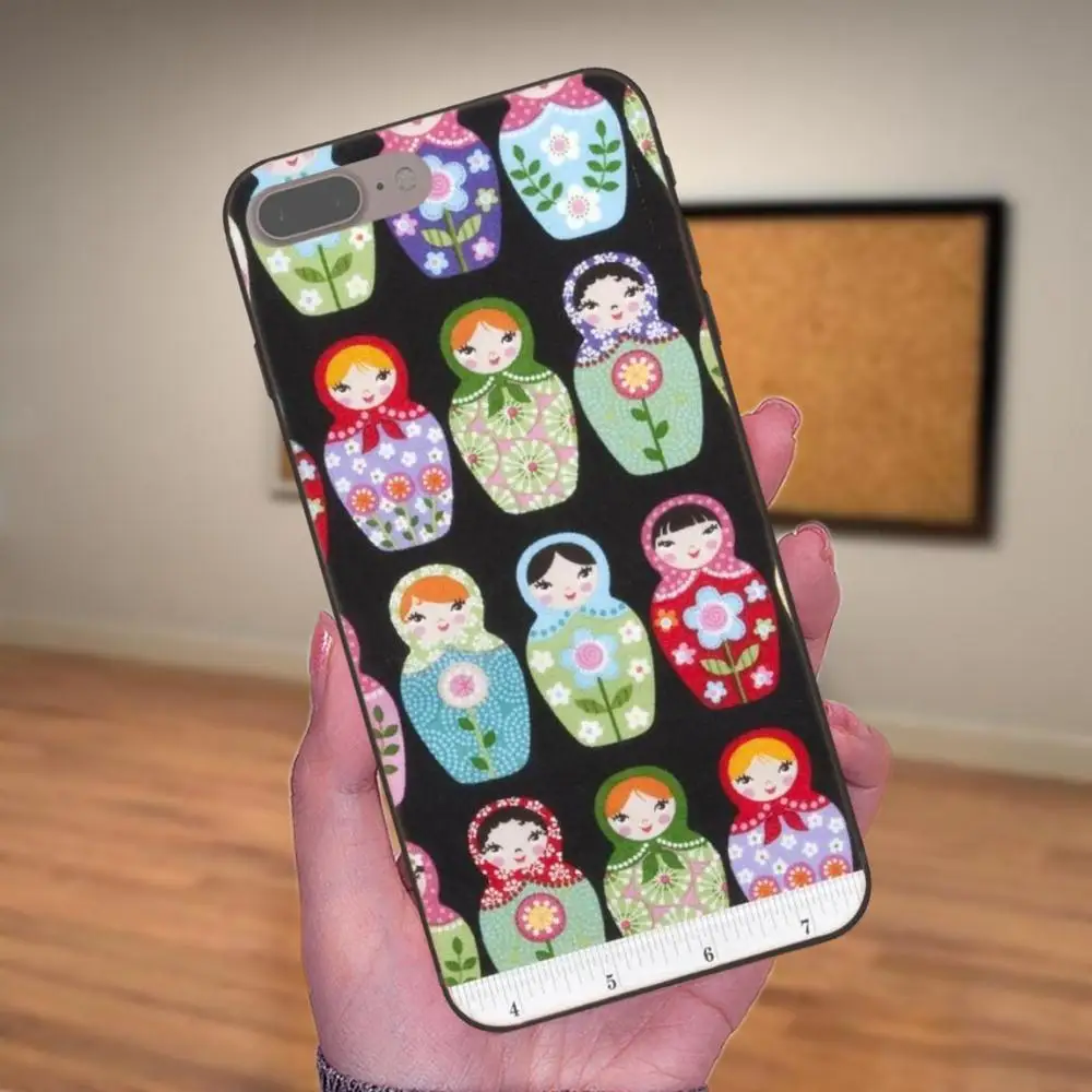 Мягкий чехол из ТПУ с милым рисунком русские куклы для Huawei Y3 Y5 II Y6 Y7 Y9 nova 2 Plus 2S 3i 4 4e