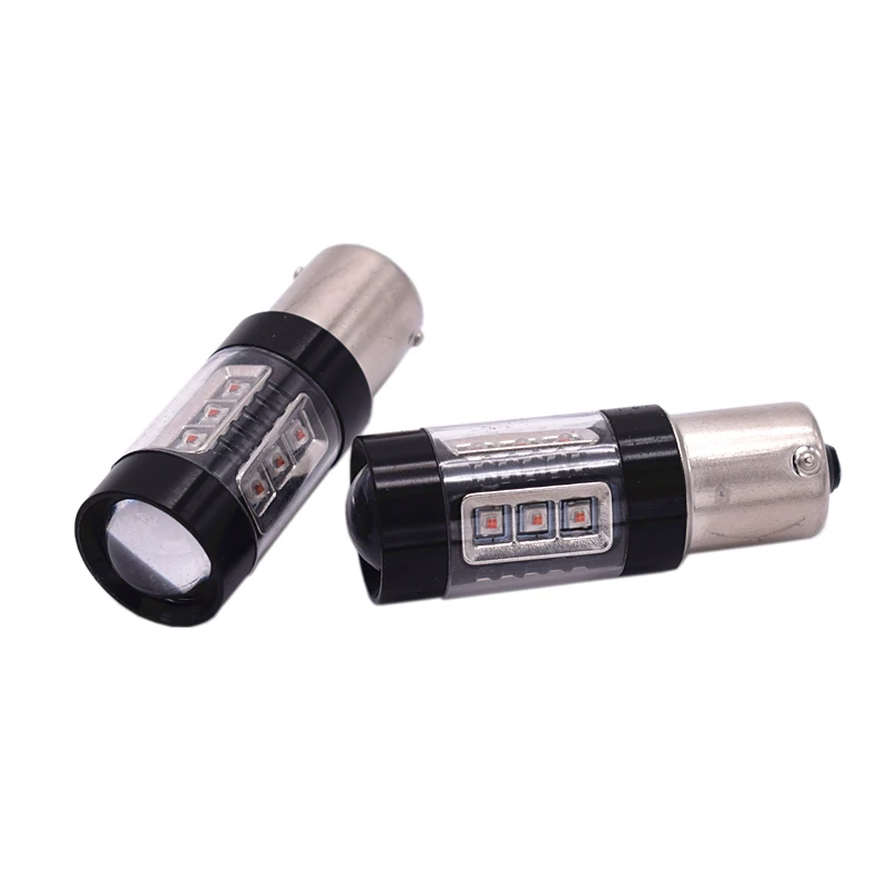 2 шт. P21W 1156 80 Вт 16SMD XBD чипы Автомобильные светодиодные 382 Ba15s Canbus без ошибок