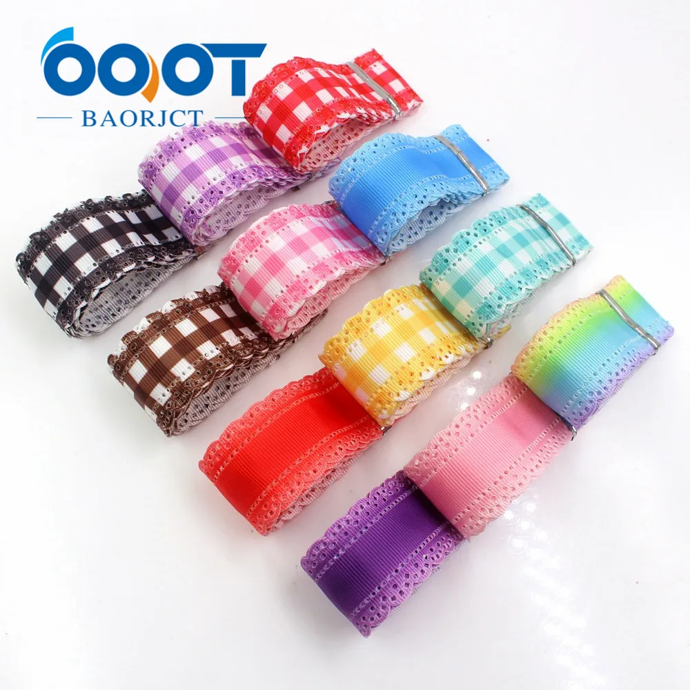 

OOOT BAORJCT I-19403-850,10yards,hot sale 30mm hollow Flowers solid Grosgrain Ribbons,DIY handmade material,Clothing accessories