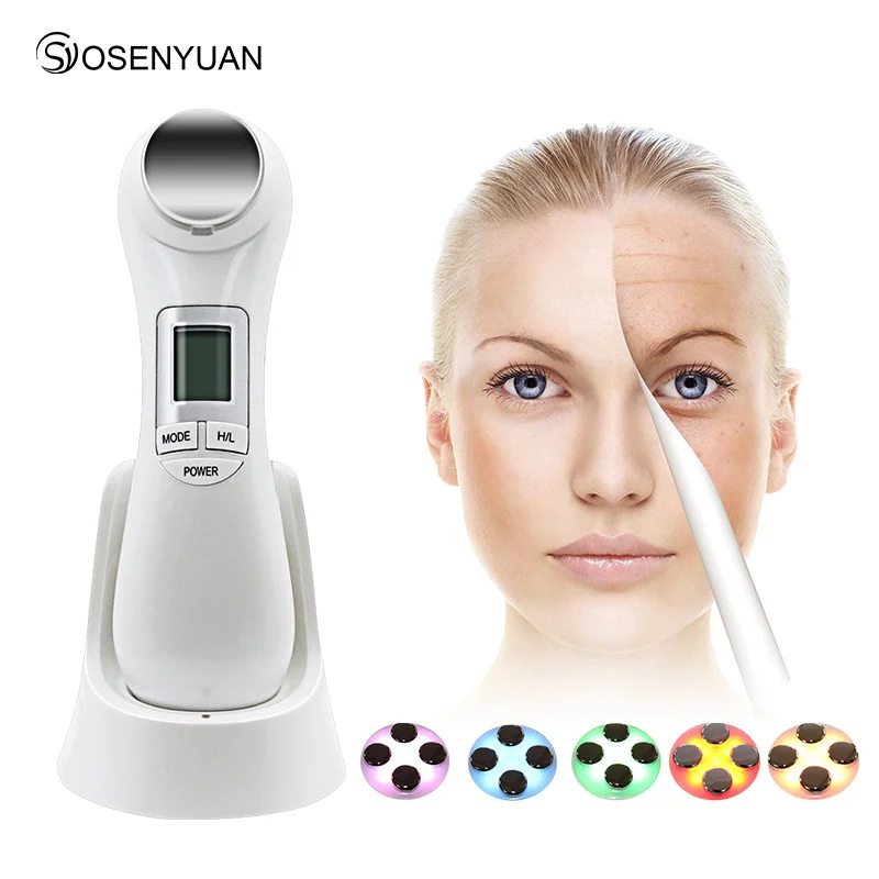 Hot Double Facial RF Radio Frequency No Needle Mesotherapy Photon LED Light Skin Rejuvenation Face Lift Massager Beauty Care Hot Double Facial RF Radio Frequency No Needle Mesotherapy Photon LED Light Skin Rejuvenation Face Lift Massager Beauty Care