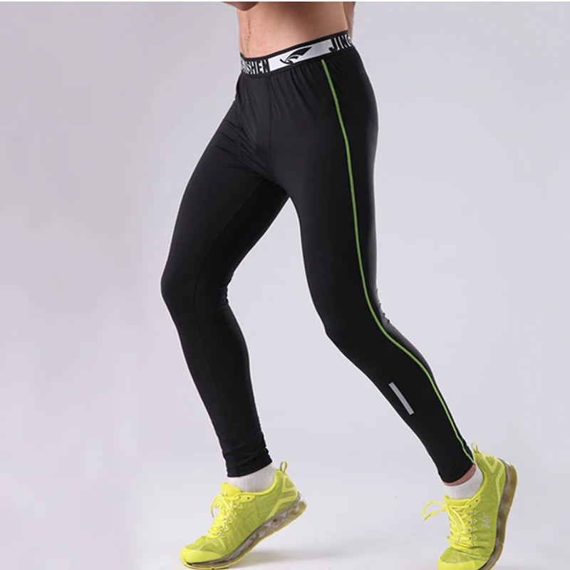 Compression Training Pants Men Running Fitness Gym Pants Men Basketball