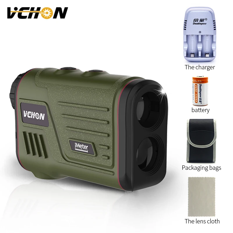 

Vchon 600m-1200m Multifunction 6x Laser Range Finder Telescope Angle Hunting Distance Golf Rangefinder Golf Free shipping