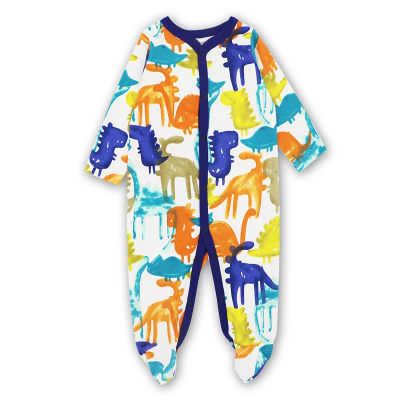 Комбинезон для маленьких девочек, комбинезон для новорожденных мальчиков 3, 6, 9, 12 месяцев, пижама, одежда с длинными рукавами для младенцев