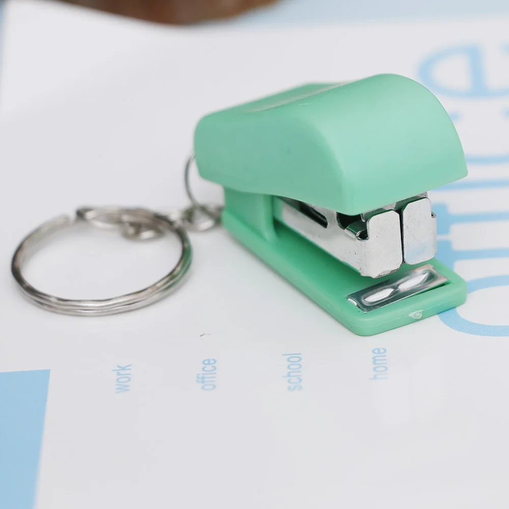 2PCS Super Kawaii Mini Small Stapler Useful Mini Stapler Staples Set Office Binding Stationery