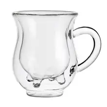1 PC 250ml Double Insulated Cup Heat Resistant Glass Coffee Cup Juice Milk Drinking Cup With Handle For Home Office Daily Use 1 PC 250ml Double Insulated Cup Heat Resistant Glass Coffee Cup Juice Milk Drinking Cup With Handle For Home Office Daily Use