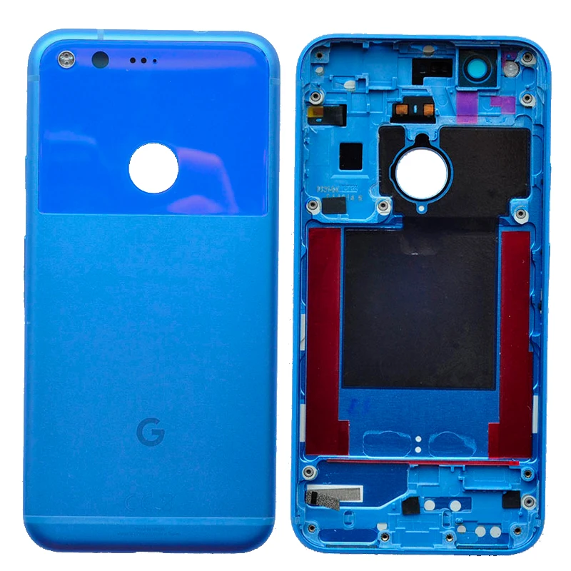 Металлический задний корпус ZUCZUG для Google Pixel 5,0 ''/Pixel XL 5,5'', чехол для батареи с боковыми клавишами+ объектив камеры+ светильник-вспышка