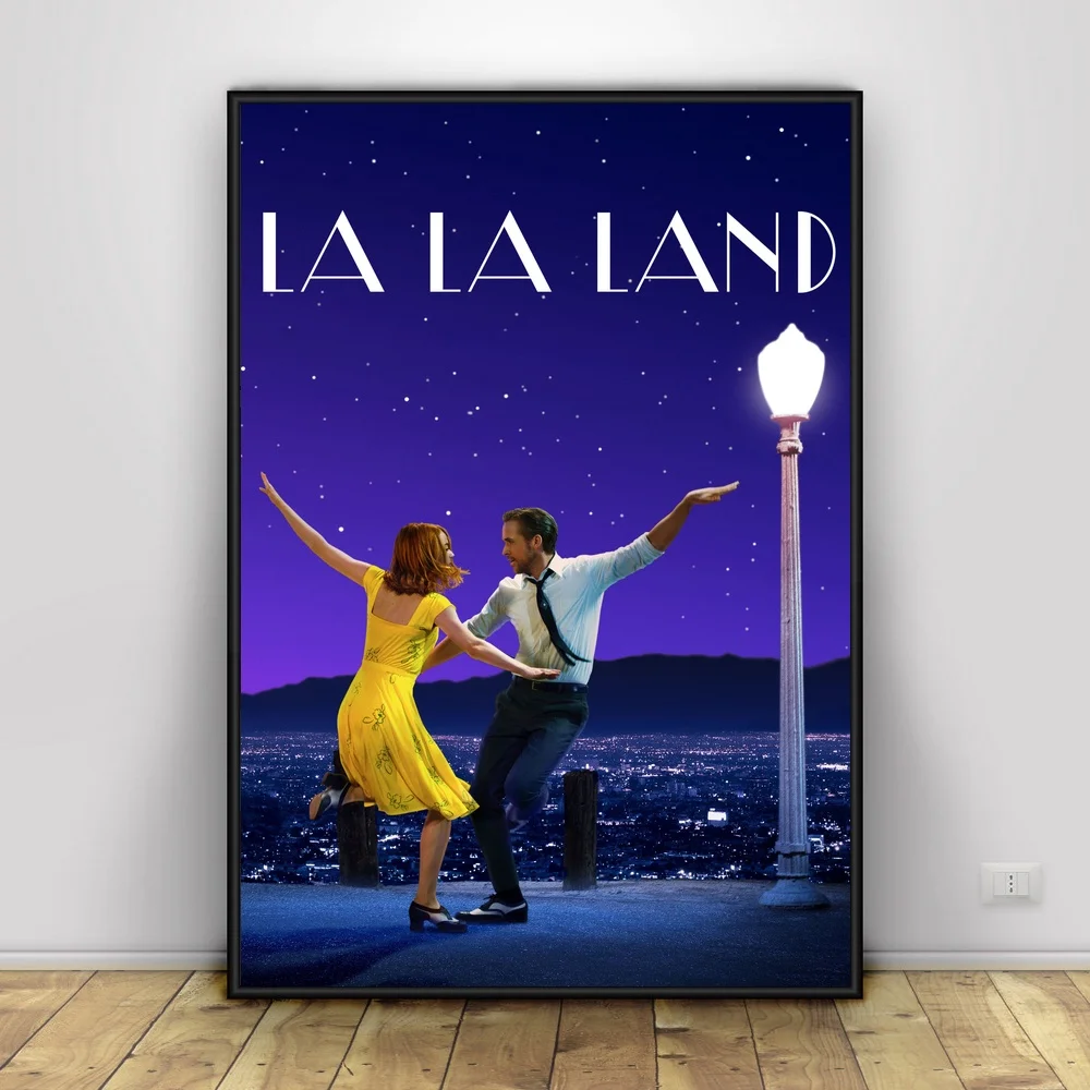 La Land фильм плакат фото печать фильм кино настенный декоративный вентилятор искусство