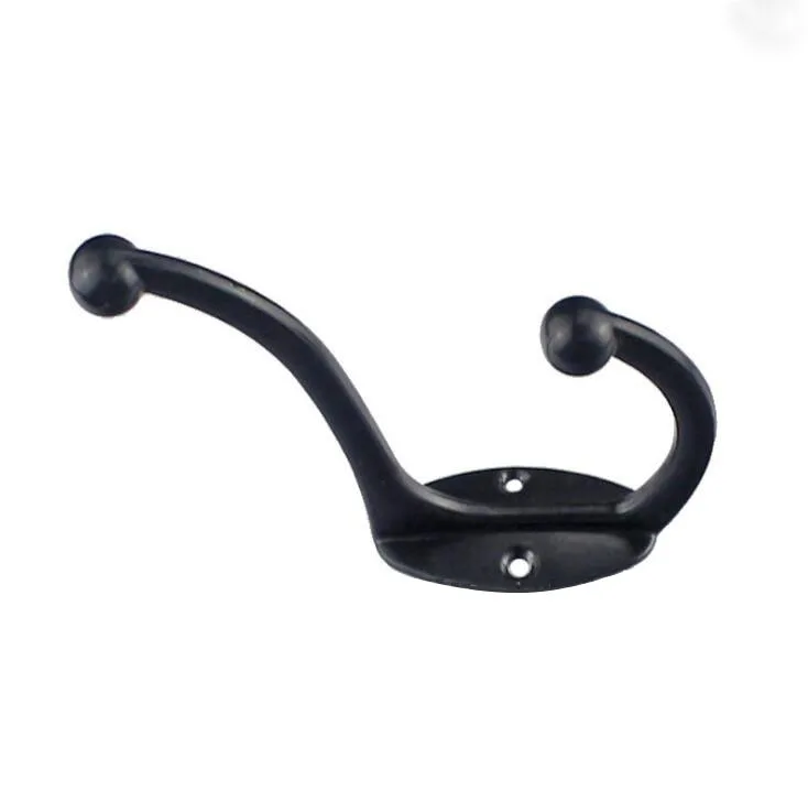 

Furniture Alloy Antique Spray Black Coat Hook Wardrobe Super Strong Big Hook