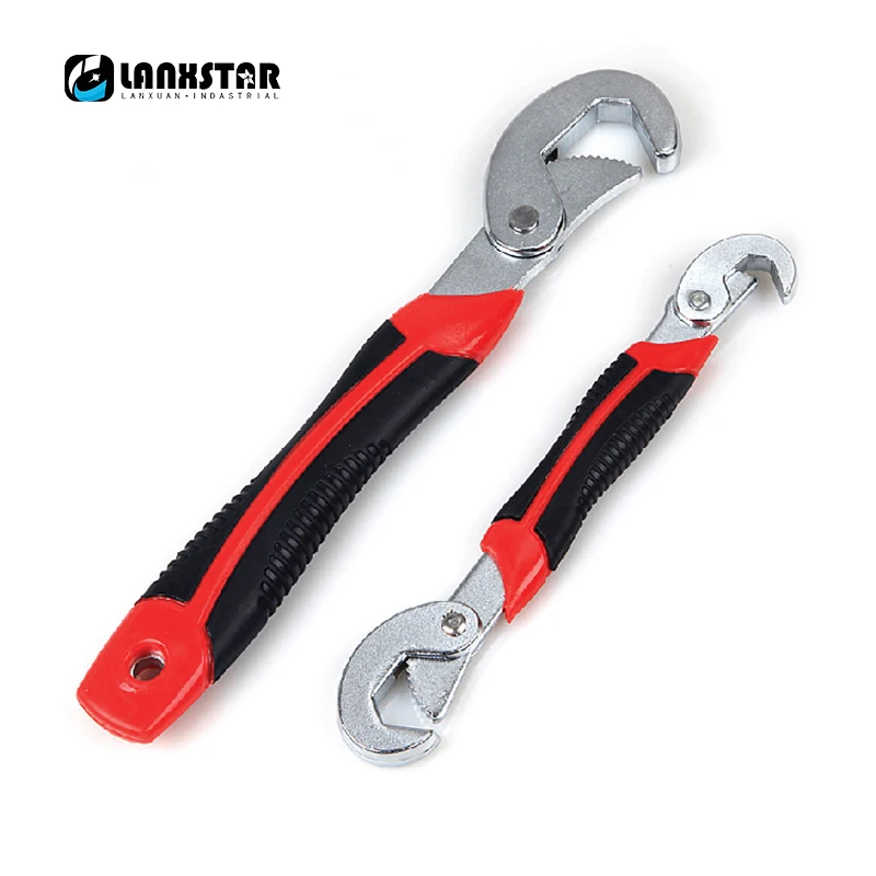 

Multi-function Universal Quick Snap'N Grip Tool Adjustable Socket Head Wrench Spanner CR-V Chrome Combination Wrench Sets