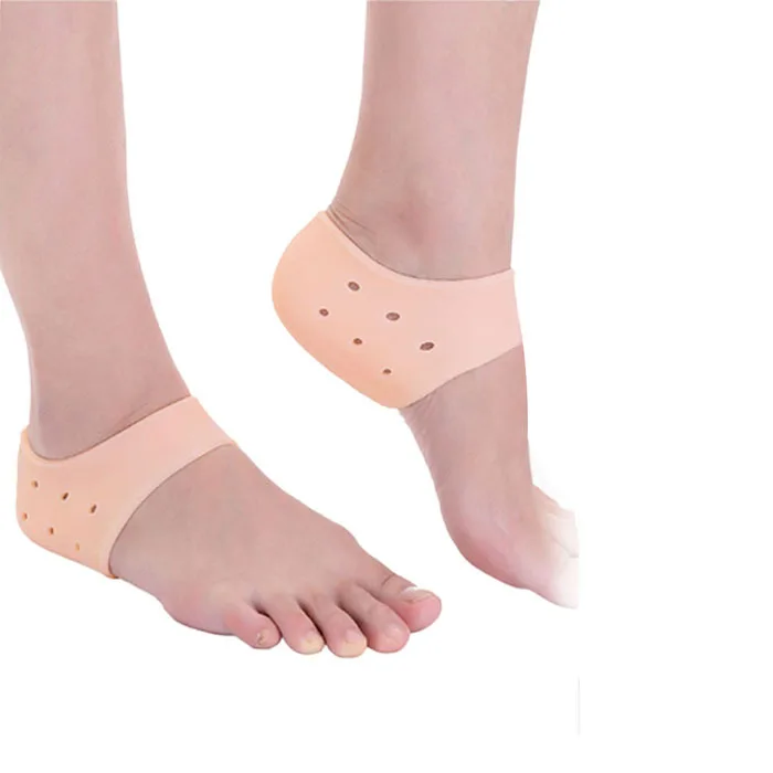 Новинка; 1 пара деликатных силиконовых увлажняющих гелевых носков для пятки; трещины стельки;