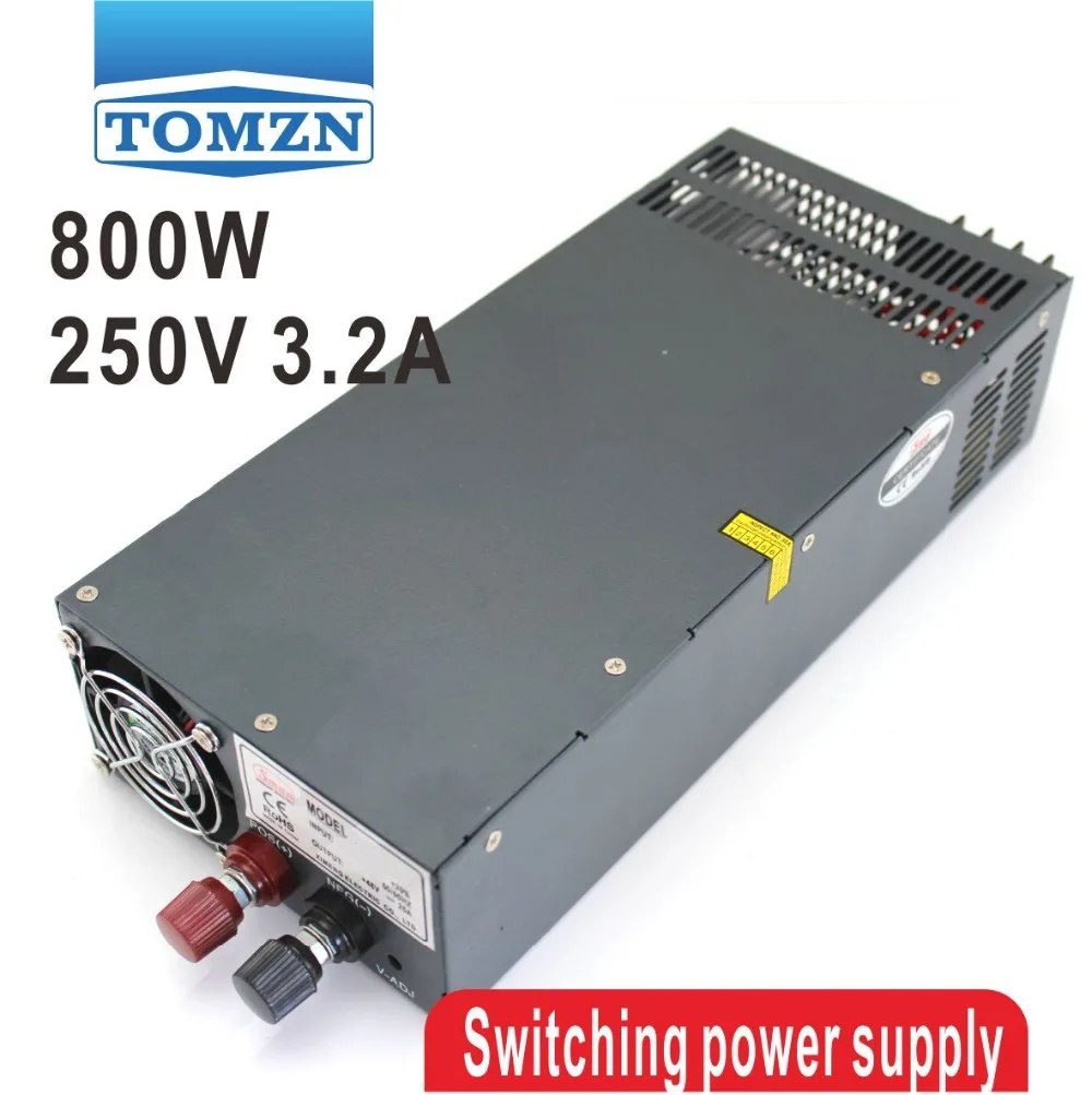 

800W 0V TO 250V 3.2A Single Output Switching power supply AC to DC 110V or 220V