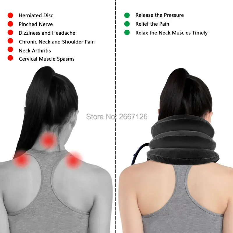 Aliexpress.com : Buy Neck cervical traction device blue purple red ...