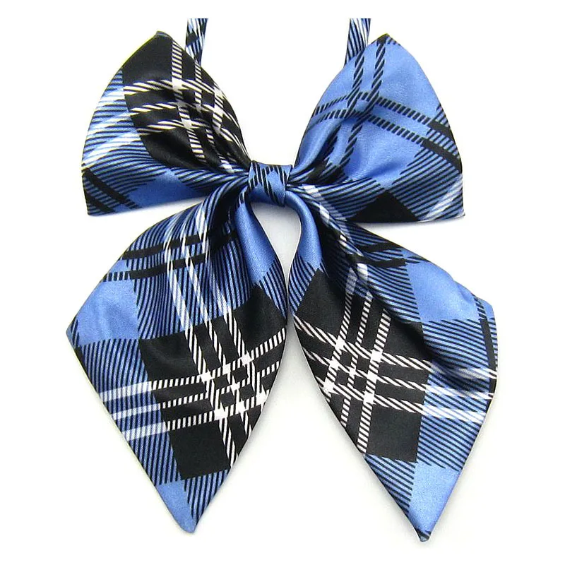 Fashion JK uniform collar butterfly cravat collar flower male and female unisex students campus lattice bow tie