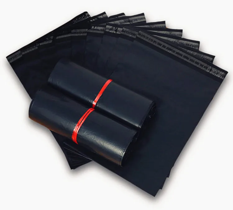 Black Poly Mailer Adhesive Envelope Bags Shipping Packaging Plastic Mailing Wedding Gift Box Package Bag | Дом и сад