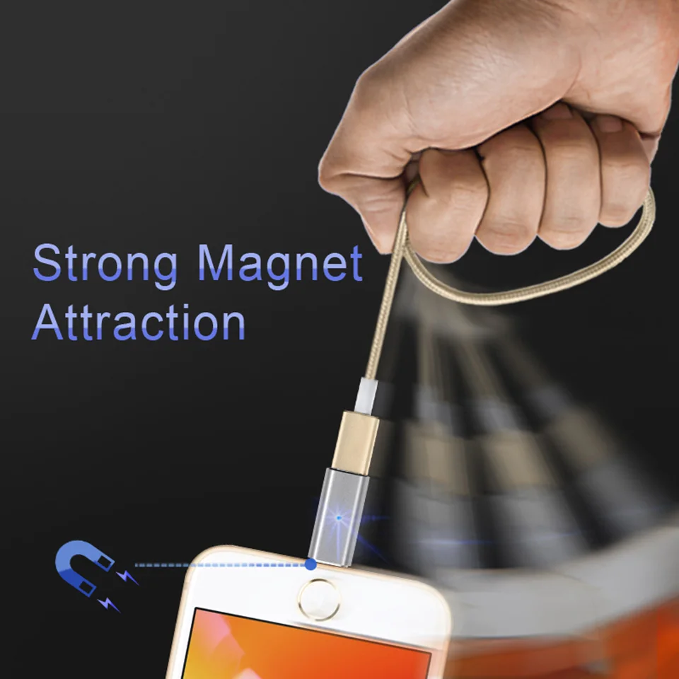 GARAS-Type-C-To-Micro-For-lightning-Magnetic-Adapter-For-iPhone-Android-3in-1-Data-Cable (2)