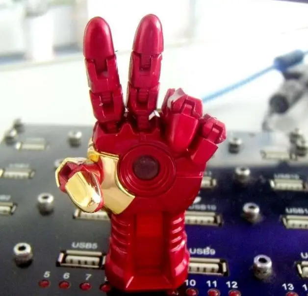 USB флеш накопитель 128 ГБ железная рука стиль 8 16 32 64 usb 2 0 карта памяти|USB