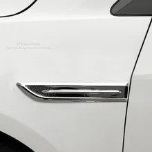 ABS хромированной отделкой крышки светлая сторона эмблема украшения отделка для 3/5 серии F30 320 328 2013