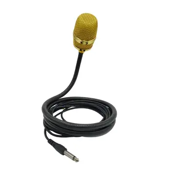 

Wired Gooseneck Musical Instrument Hands Microphone for Guitar Harmonica Flute Saxophone Trumpet Neck Wear Hanging Mic