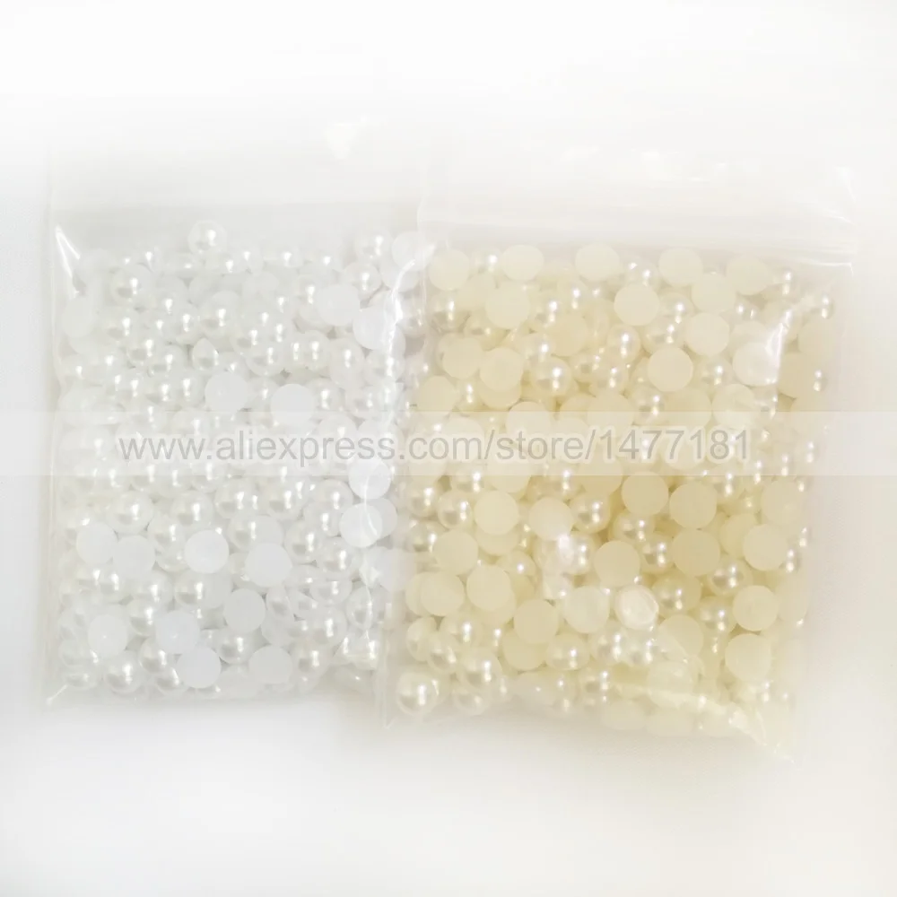 6mm Half Round Pearls 2
