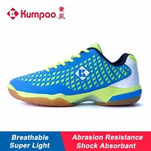 Супер светильник Kumpoo обувь для бадминтона для мужчин и женщин дышащая амортизация противоскользящие спортивные кроссовки KH-280 L793OLB
