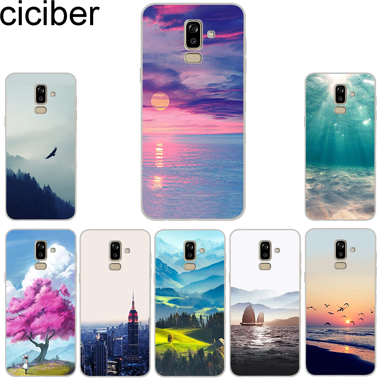 ciciber Phone Case for Samsung Galaxy J5 J6 J7 J8 Soft Back Cover J4 J3 J2 J1 Prime Core Plus 2016 2017 2018 Funda |
