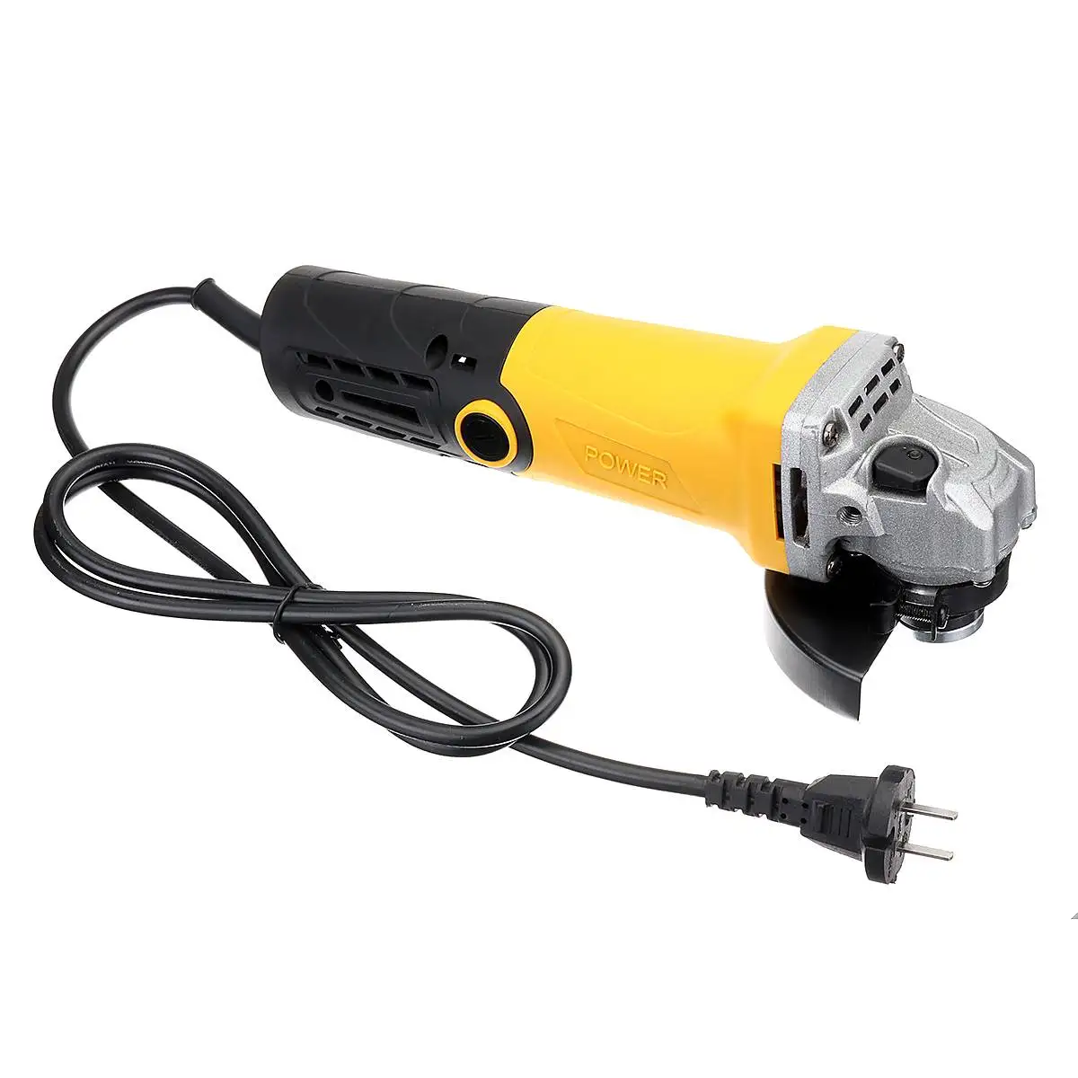 Metal Cutting Tool 220V/50Hz 1380W Electric Angle Grinder Grinding Machine 11000RPM Adjustable Anti-Slip Powerful Protect